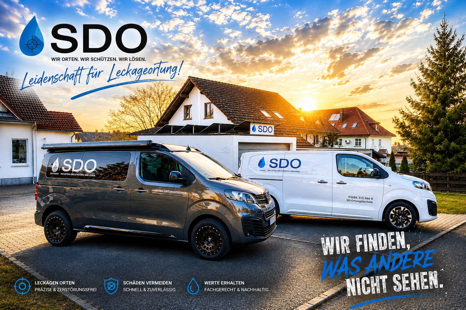 SDO Leckageortung Einsatzfahrzeuge